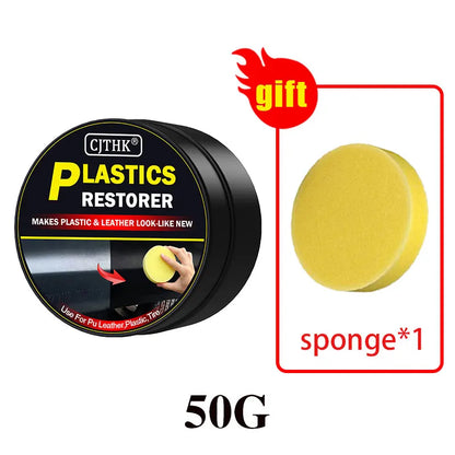 Car Plastic Restorer Back To Black Gloss Car Cleaning Products Plastic Leather Restore Auto Polish And Repair Coating Renovator